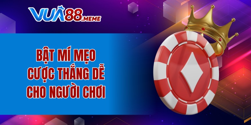 Bật mí mẹo cược thắng dễ cho người chơi