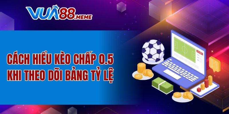 Cách hiểu kèo chấp 0.5 khi theo dõi bảng tỷ lệ