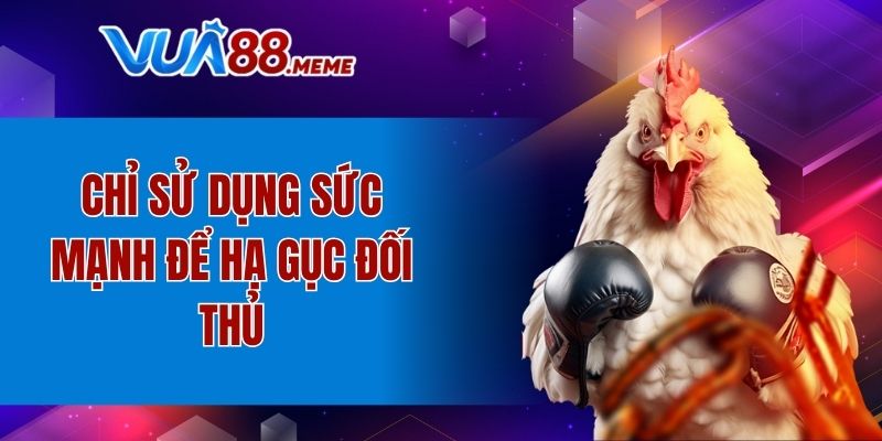 Chỉ sử dụng sức mạnh để hạ gục đối thủ