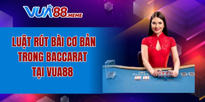 Luật rút bài cơ bản trong Baccarat tại VUA88 