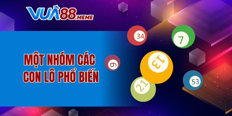 Một nhóm các con lô phổ biến
